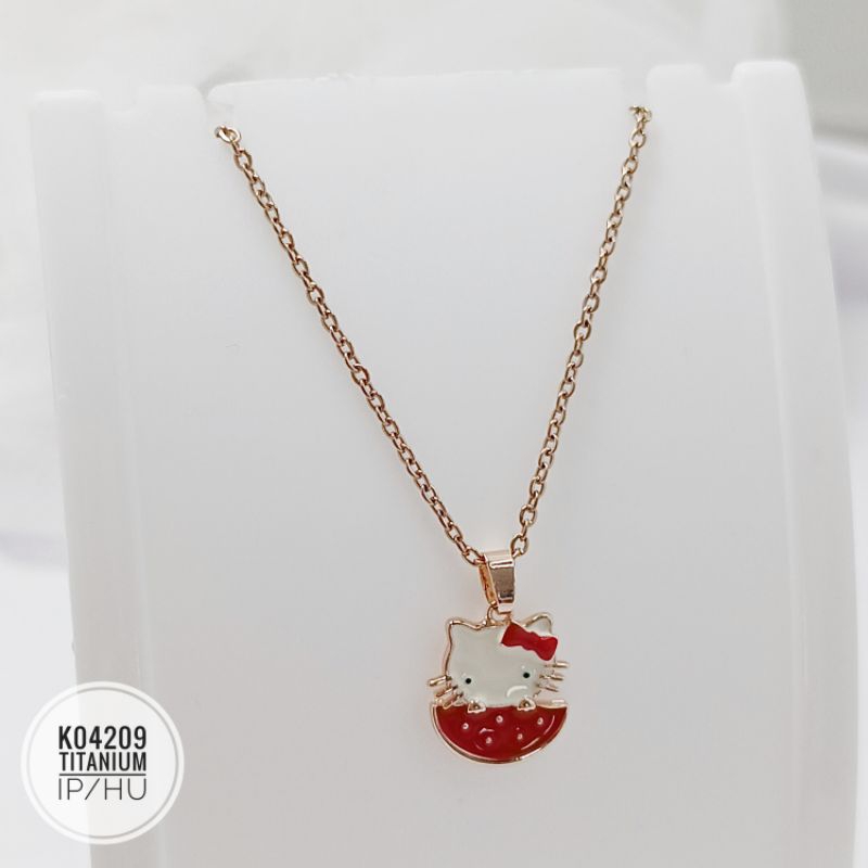 Kalung anak titanium rosegold K04209