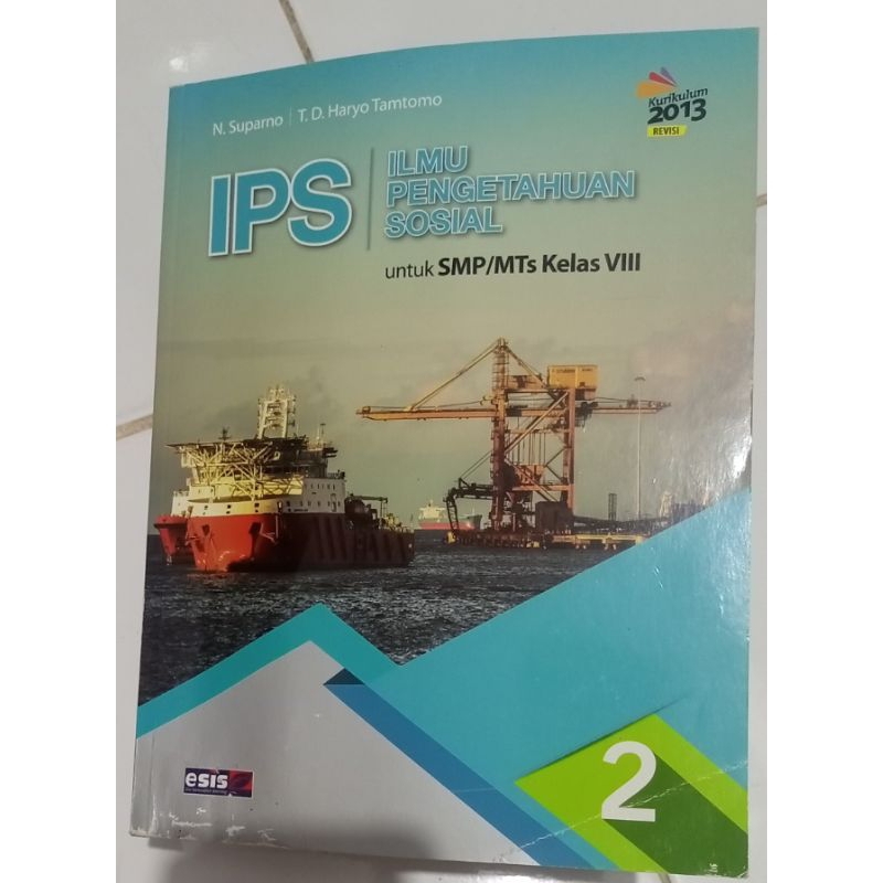 

Buku IPS kelas 8 Penerbit Esis