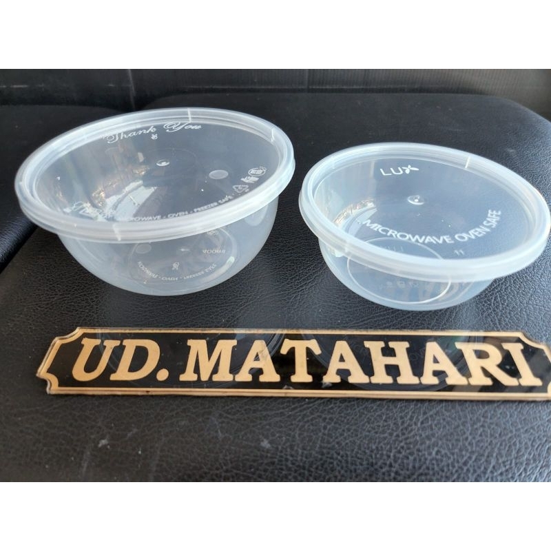 Plastik Bulat Mangkok 200 ML, 400 ML/Thinwall Bulat/Thinwall 500ml Bulat
