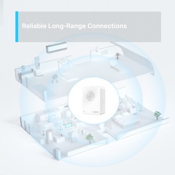 Smart Hub Tp-Link Tapo H100 with Chime Smart Control - Tapo H 100