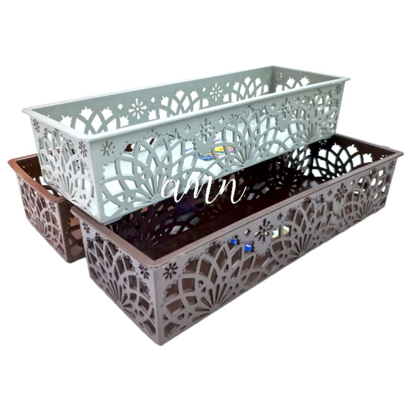 Keranjang Serbaguna Lucky Star / Tempat Obat / Tempat Alat Tulis / Tempat Kosmetik / Wadah Plastik S