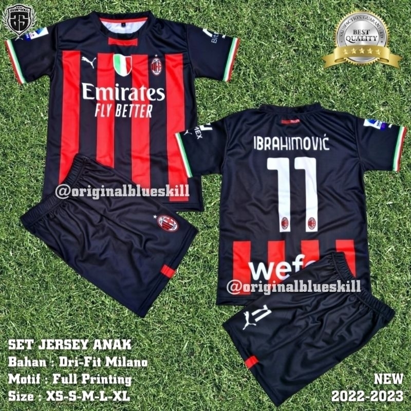 Setelan jersey anak inter terbaru / pakaian olahraga anak / jersey sepak bola anak / setelan jersey club anak