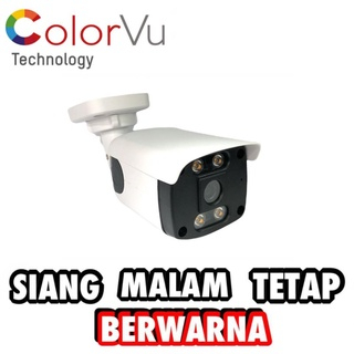 PAKET CCTV COLORVU SIANG MALAM BERWARNA 8 CHANNEL 6 CAMERA 5MP 1080P TURBO HD IC SONY AUDIO