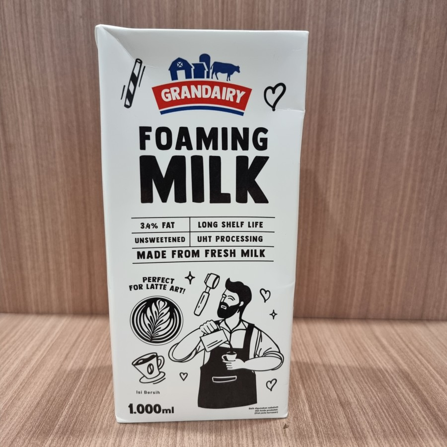 

Grandairy foaming milk susu uht multi fungsi coffee milk latte art
