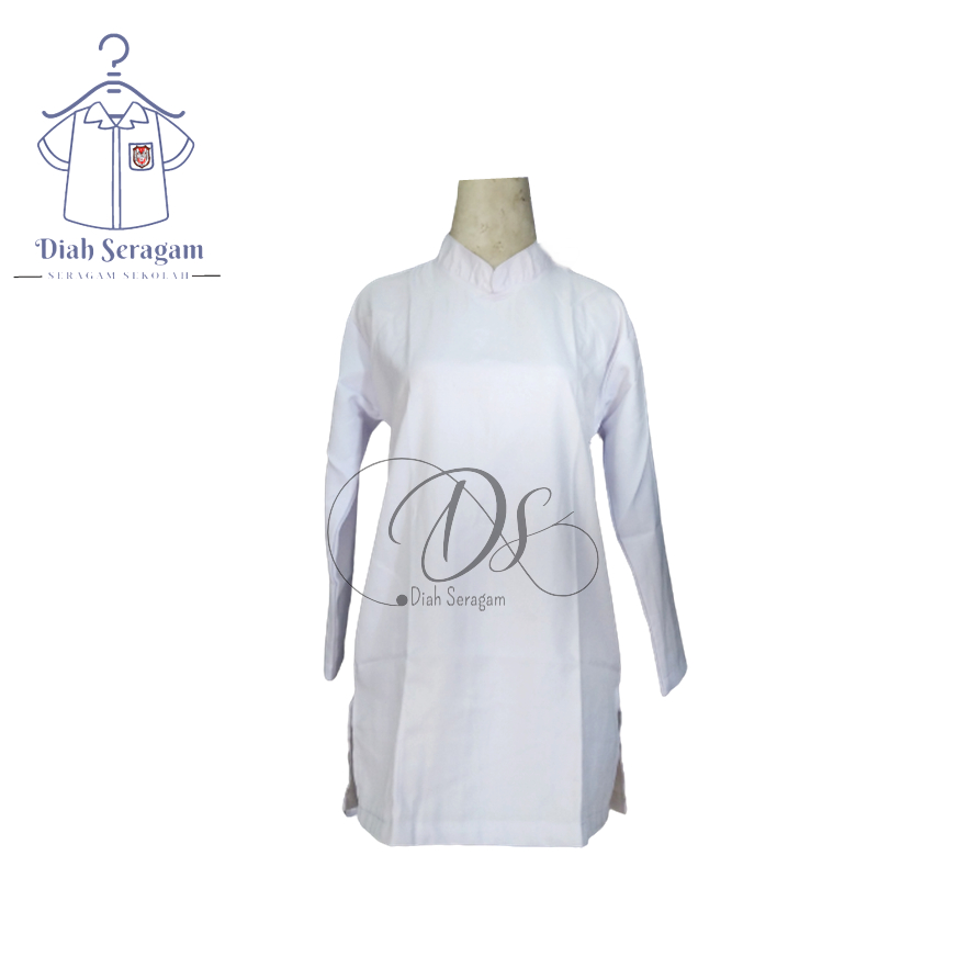 Baju Kurung Padang SMP SMA Baju Sekolah Putih Muslim
