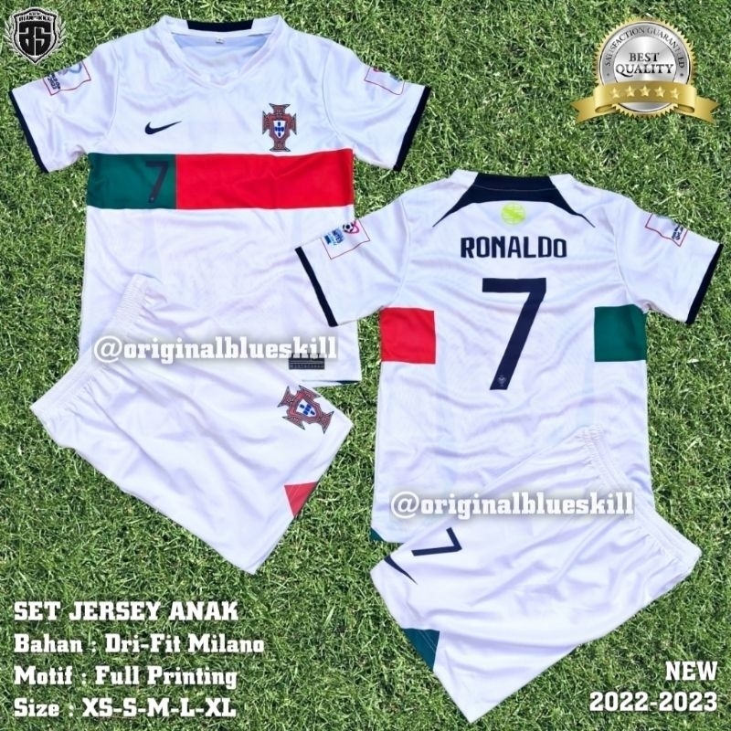 Setelan jersey anak terbaru / setelan anak jersey ronaldo terbaru / setelan jersey al nassr terbaru / setelan jersey sepak bola anak / setelan jersey olah raga anak