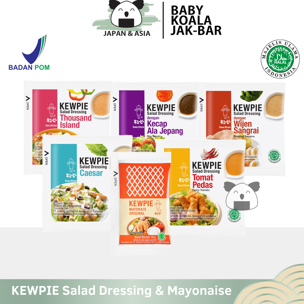 

KEWPIE Salad Dressing Wijen Sangrai 25 ml │ All Variantt