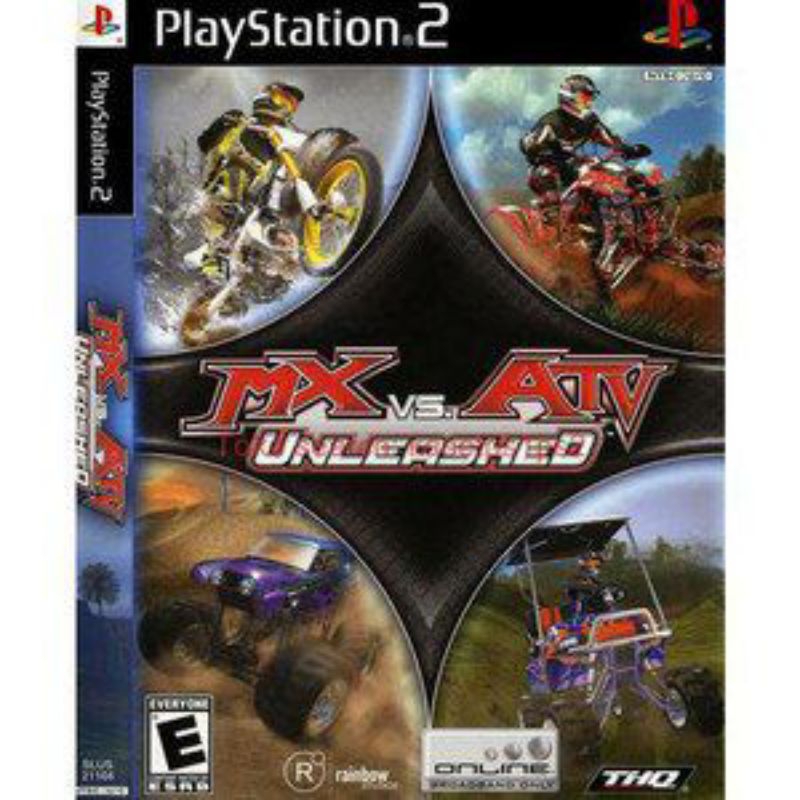 Kaset games PS 2 MX VS ATV motor crood