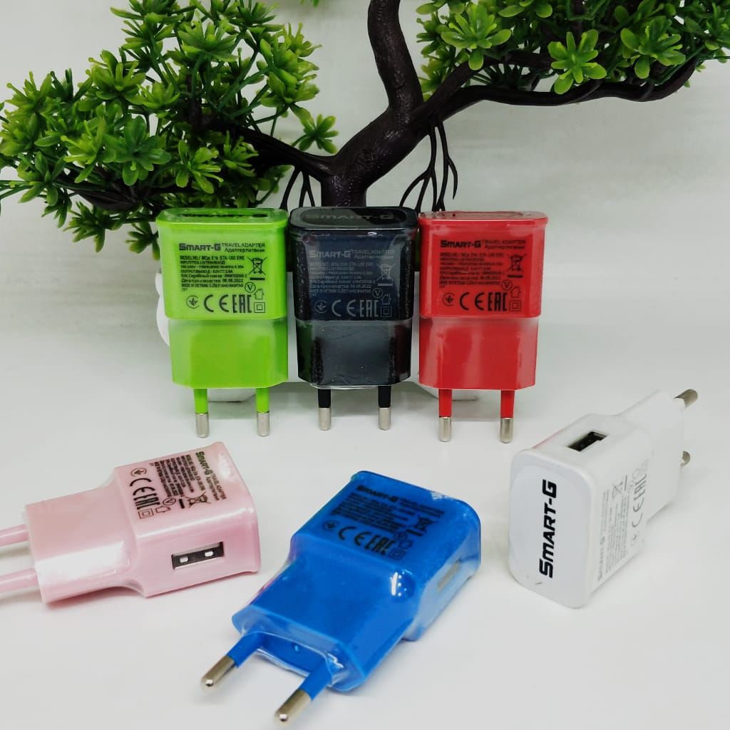 1PCs~ TRAVEL ADAPTOR SMART-G CHARGER SAMSUNG BATOK SAMSUNG S7 FAST ORIGINAL WARNA MACARON