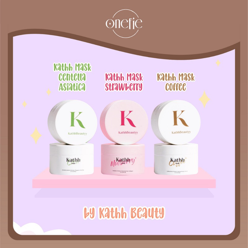 [ READY STOCK ] KATHH MASK BY KATHH BEAUTY | COFFEE | MULBERRY | CENTELA ASIATICA