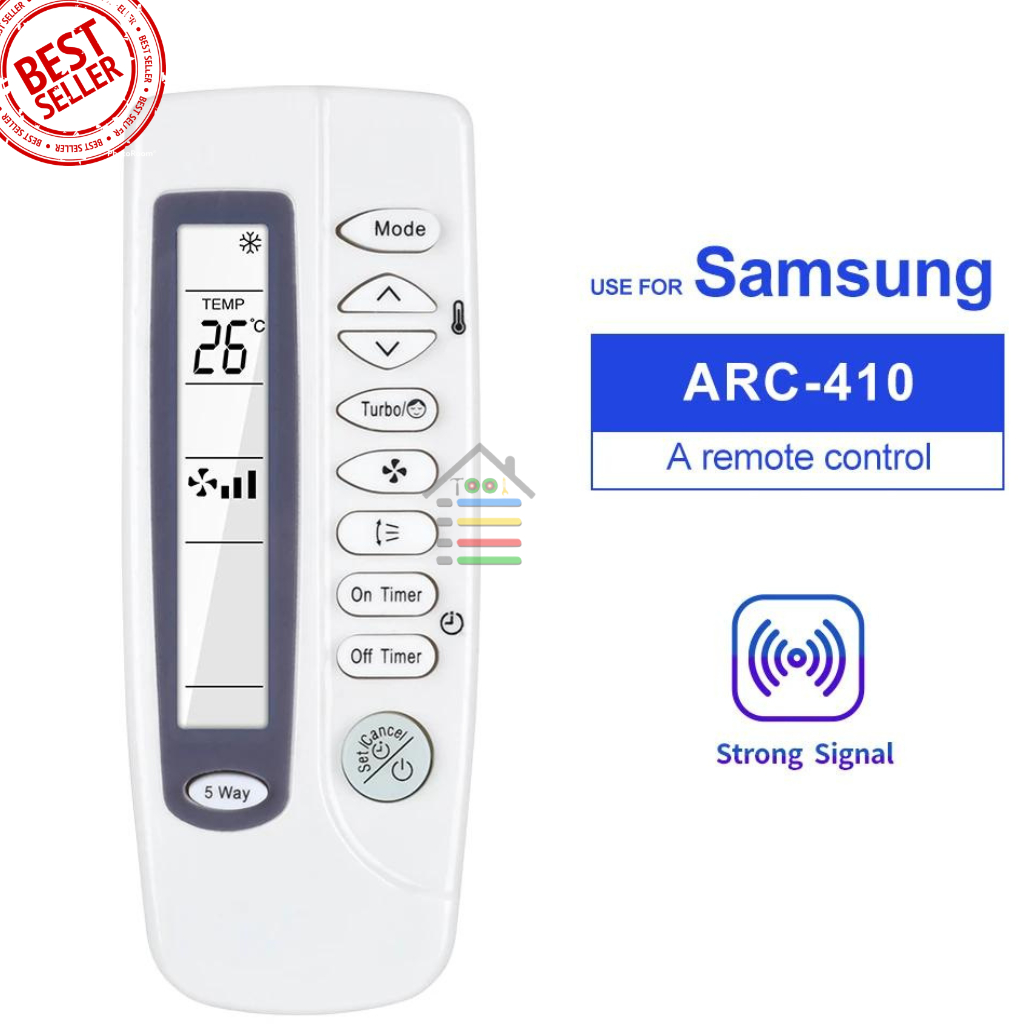 REMOTE AC SAMSUNG ARC-4AU  SPLIT REMOT PENGGANTI 1/2 - 2 PK