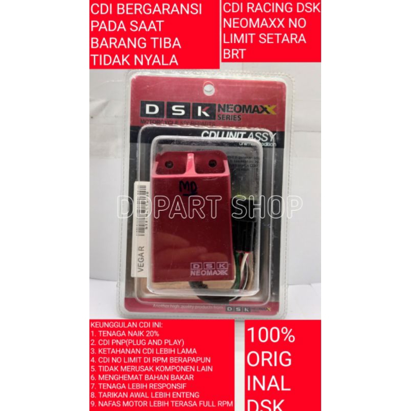 CDI DSK RACING NO LIMIT VEGA LAMA VEGA R LAMA VEGA R CABLE CRYPTON TIPE KABEL SOKET