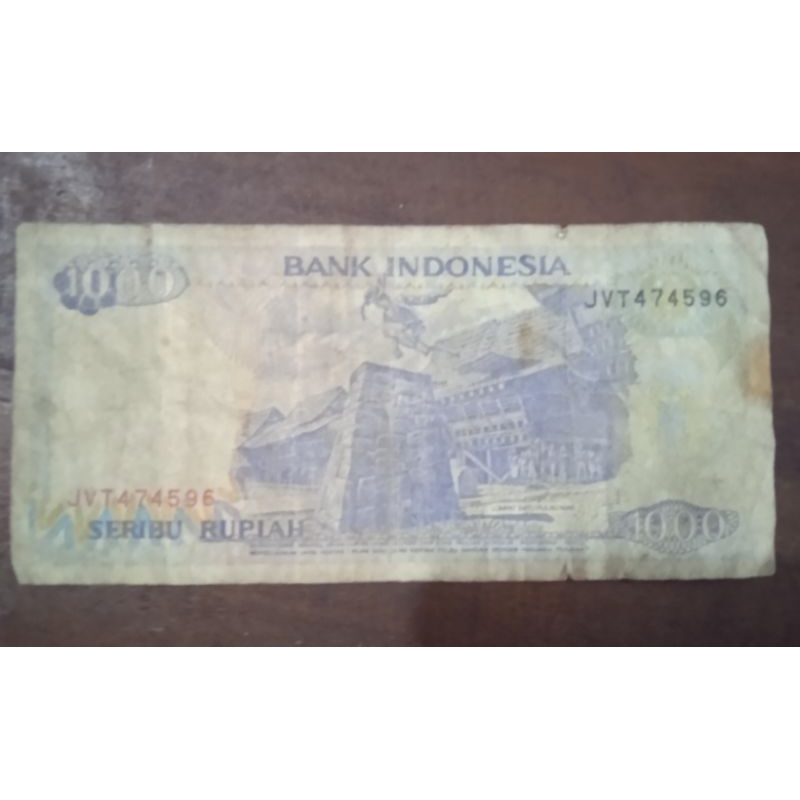 uang 1000 rupiah tahun 1992