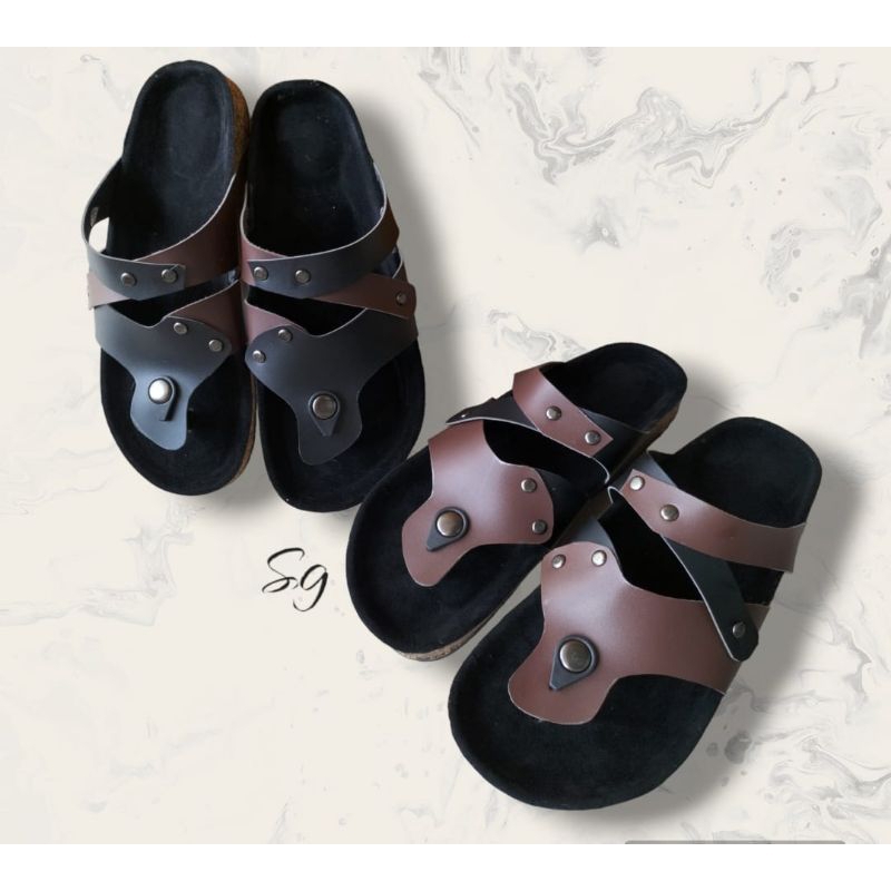 sandal slop puyuh kekinian model birken ban dua//sandal New Arrival SG//Sandal Viral