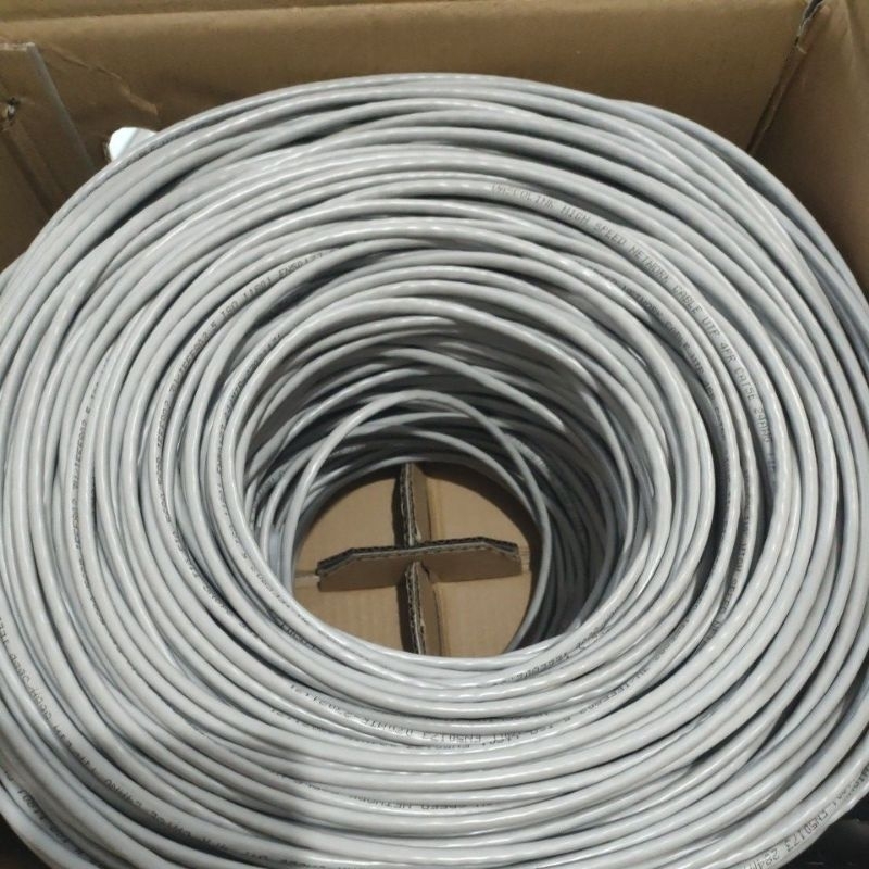 Kabel UTP Cat5e INDOOR GREY - ECERAN Murah