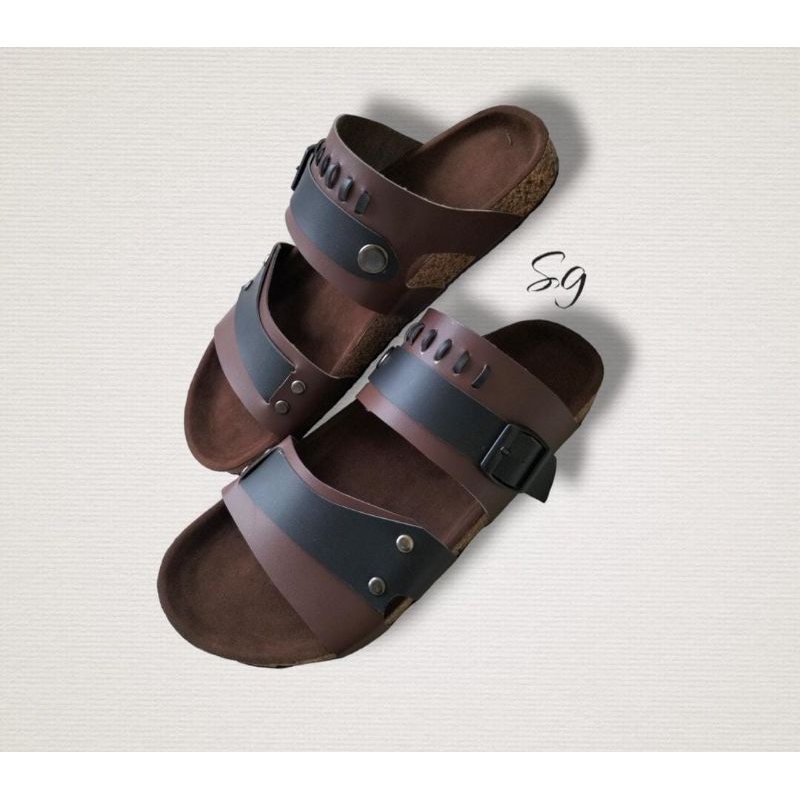 sandal slop puyuh kekinian model birken ban dua//Sandal New Arrival SG //Sandal Viral