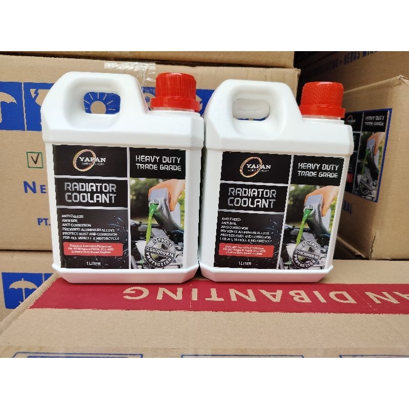 air radiator coolant warna hijau 1liter yapan