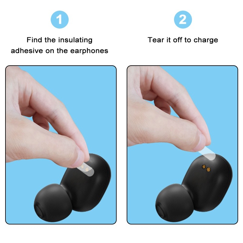 【BT036】Headset Bluetooth TWS Earphone YDmini Digital Indicator V5.3 BLUETOOTH Wireless bass Headphones