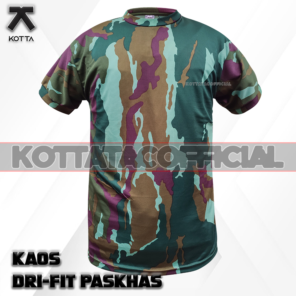 KAOS DRYFIT DRIFIT LORENG PASKHAS KOPASGAT LENGAN PENDEK