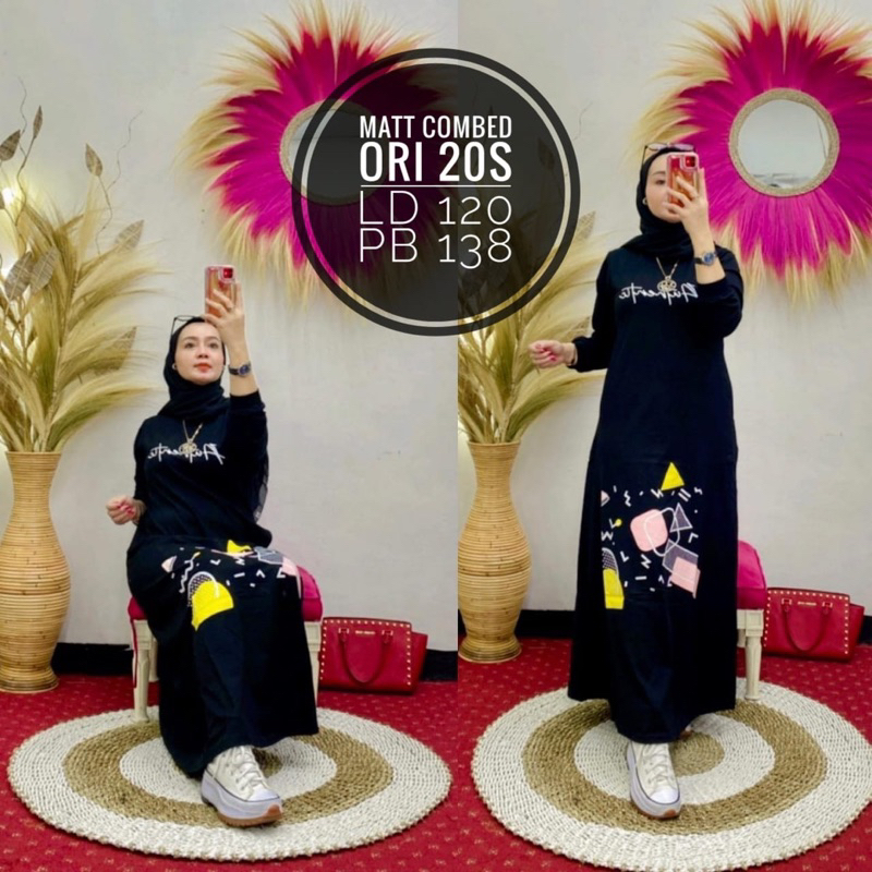 GAMIS WANITA JUMBO AUTHENTIC BY NABIL// GAMIS BY NABIL LD 120