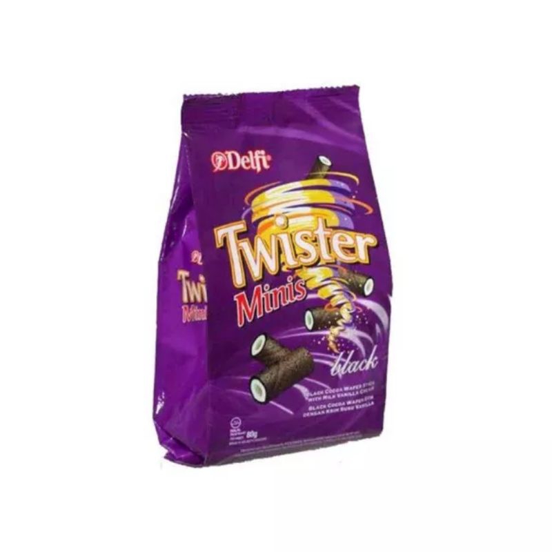 

PAKET USAHA Delfi Wafer Stick Twister Minis Black Vanilla 70G