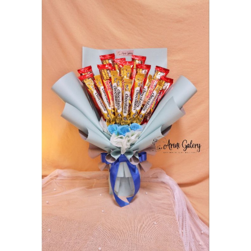 Buket Snack Beng-Beng Chocolatos - Buket Coklat - Buket Snack Cokelat - Buket Beng Beng - Buket Choc