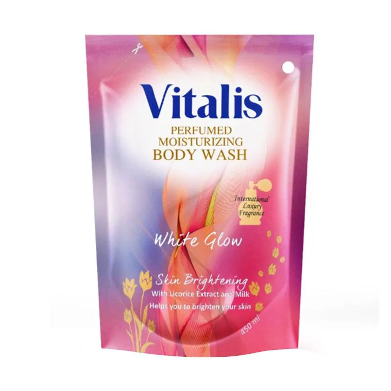 [BOGOF AIKEN HS 500 ml] Vitalis Perfumed Moisturizing Body Wash Refill 450ml - item Fresh Dazzle