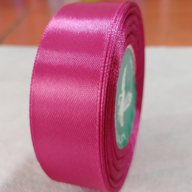 

Pita satin pink fanta 1 inch / 2.54 cm Per roll pita kado pita bucket bunga