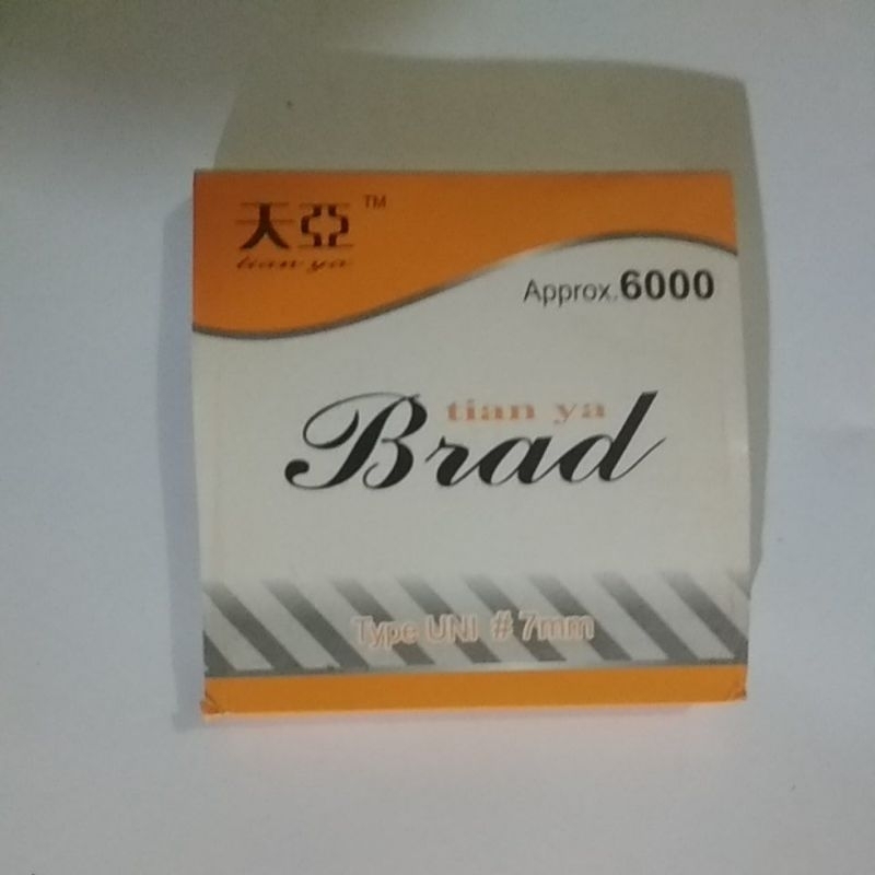 Paku V/ Paku Joint/ V nail 7mm Merek Brad TIAN YA