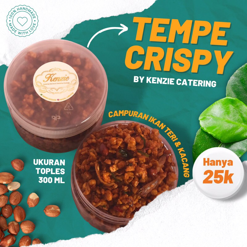 

Tempe Teri Kacang Crispy
