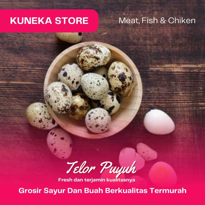

KUNEKA TELOR PUYUH SEGAR ISI 20PCS PROMO MURAH BEST SELLER BEST PRODUCT