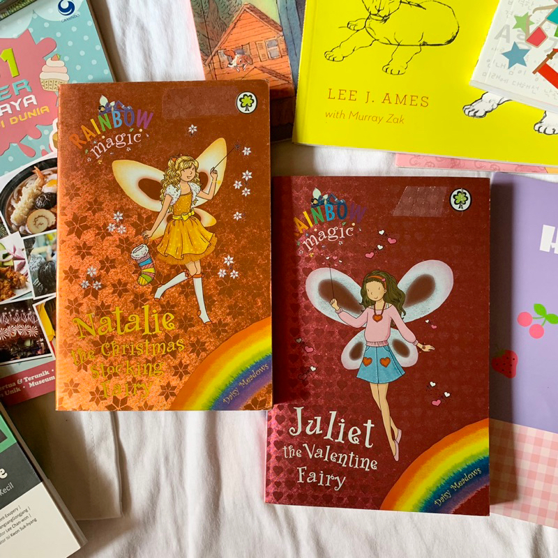 Rainbow Magic Series - Natalie the Christmas Fairy & Juliet the Valentine Fairy (Preloved Novel Anak