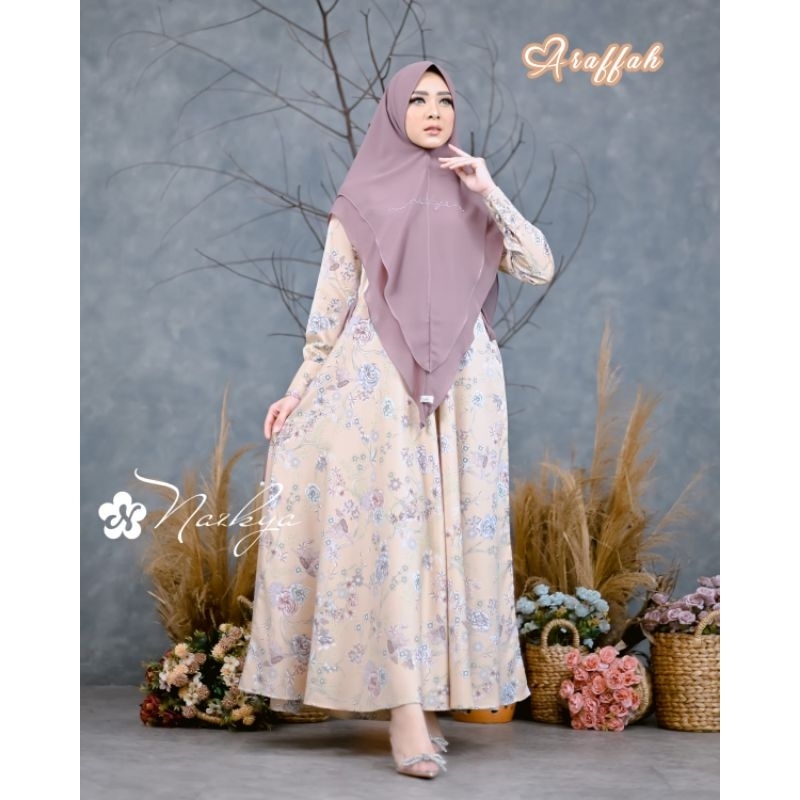 GAMIS ARRAFAH SET SYAR'I ORI BY NAZKYA