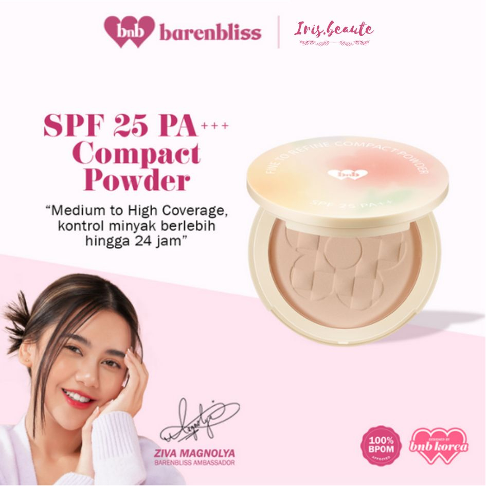 BNB barenbliss Korean Bloomatte Fine to Refine Compact Powder / Bedak Padat