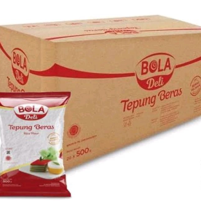 

BOLA TEPUNG BERAS 20x500GR (1KARTON)