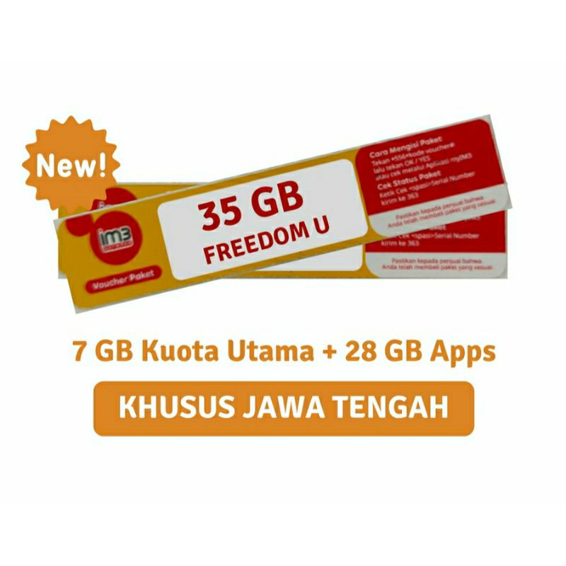 vocer indosat 7+ unlimited