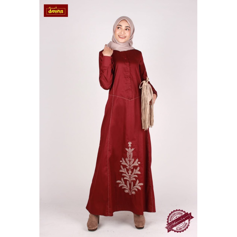 sale 30% / A220310 / dannis terbaru / abaya katun / baju ngaji / baju kajian / baju muslim perempuan