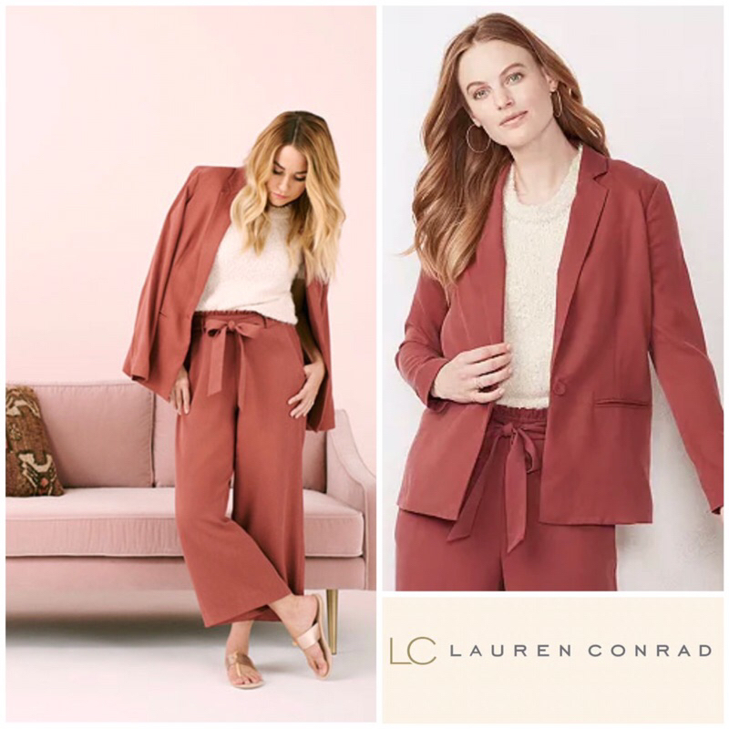(N064) lc red basic blazer