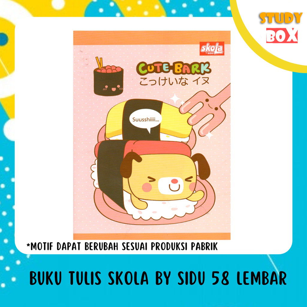

SIDU BUKU TULIS SKOLA BY SIDU 58 LEMBAR (PAK)