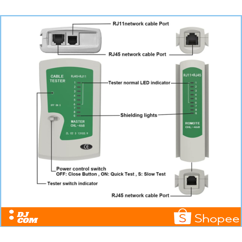 LAN Tester RJ45 RJ11