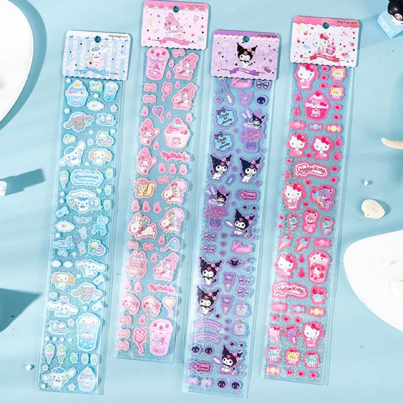 

Sticker PANJANG JOYTOP licence motif sanrio / kuromi /cinnamoroll