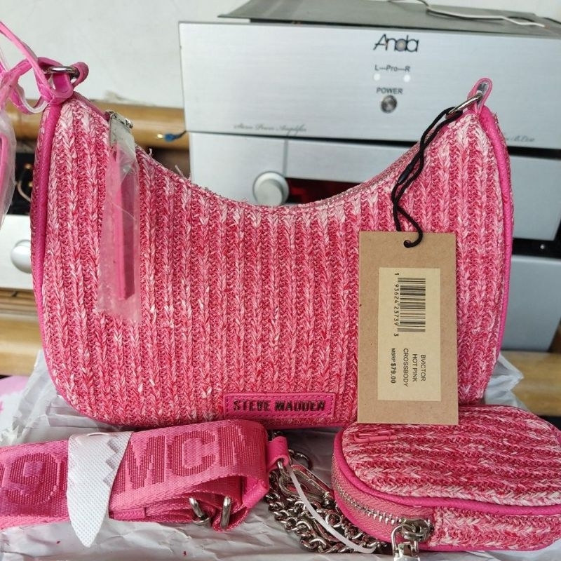BVICTOR HOTPINK CROSSBODY STEVE MADDEN ORIGINAL