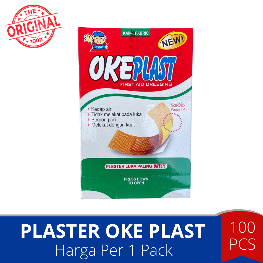 Plaster Penutup Luka Kain Lentur Dan Kedap Air OKEPLAST - ORIGINAL