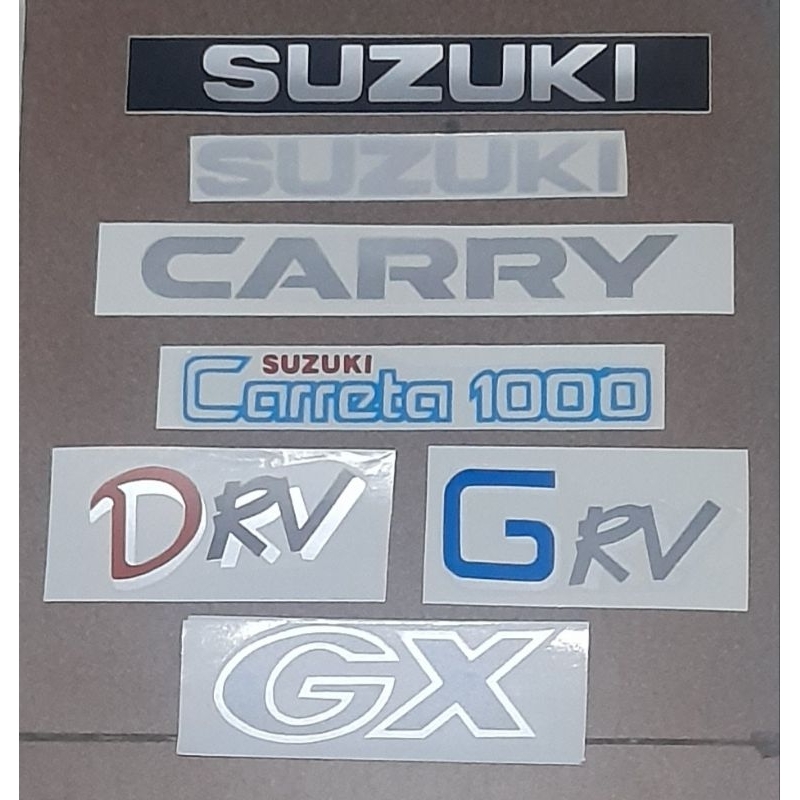 Stiker Suzuki, stiker Carry, stiker Caretta 1000, Stiker DRV, stiker GRV, stiker GX