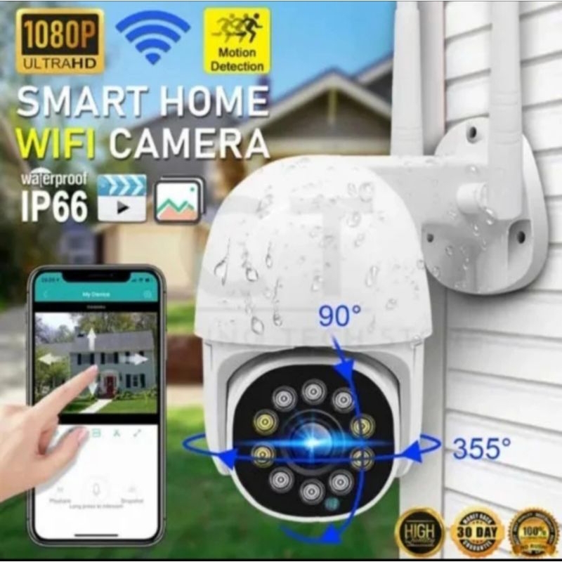 IP SPEED DOME V380 PRO 8MP CCTV WIFI 360 DERAJAT PTZ WIRELESS