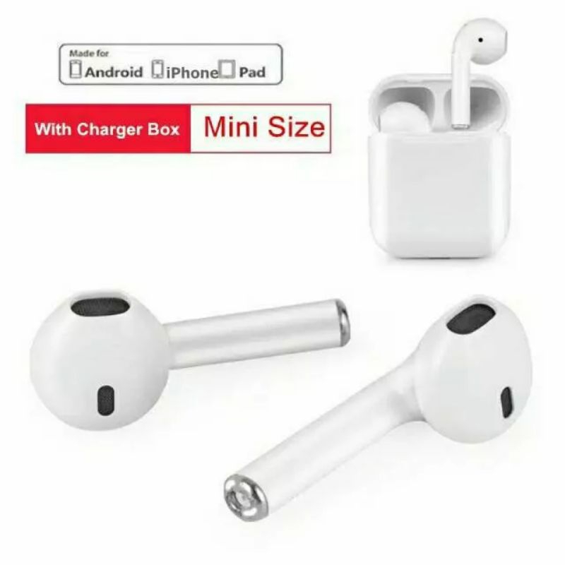 headset headshet bluetooth hf i7mini earphone i7s wireless twsSuara Jamin Ngebass KerassTidak sama D