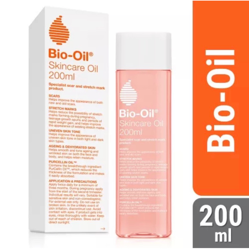 【READY STOCK】Bio Oil 200 ML / Penghilang Bekas Luka / Strech Mark / Penghilang Bekas Jerawat