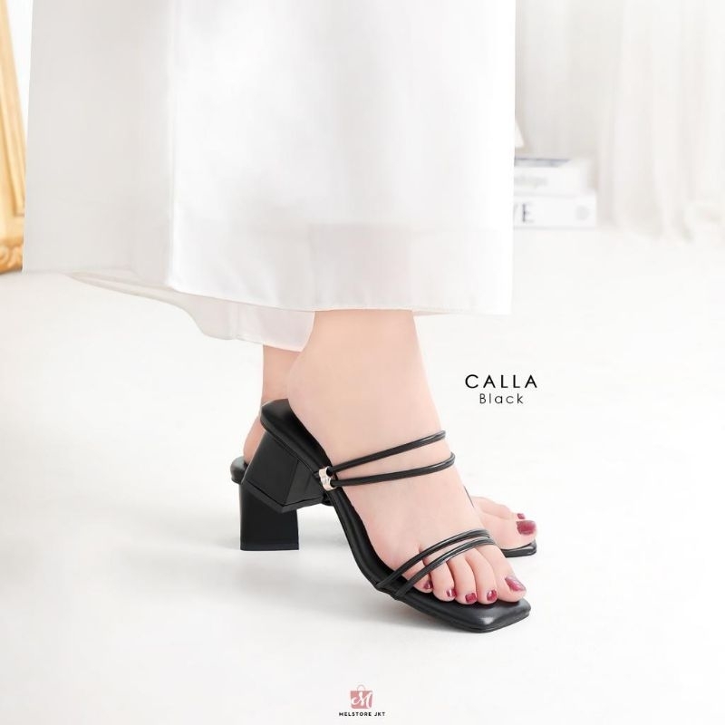 Damelia Melstore jkt official shop Sandal heels wanita calla DAMELIA MELSTORE JKT OFFICIAL SHOP