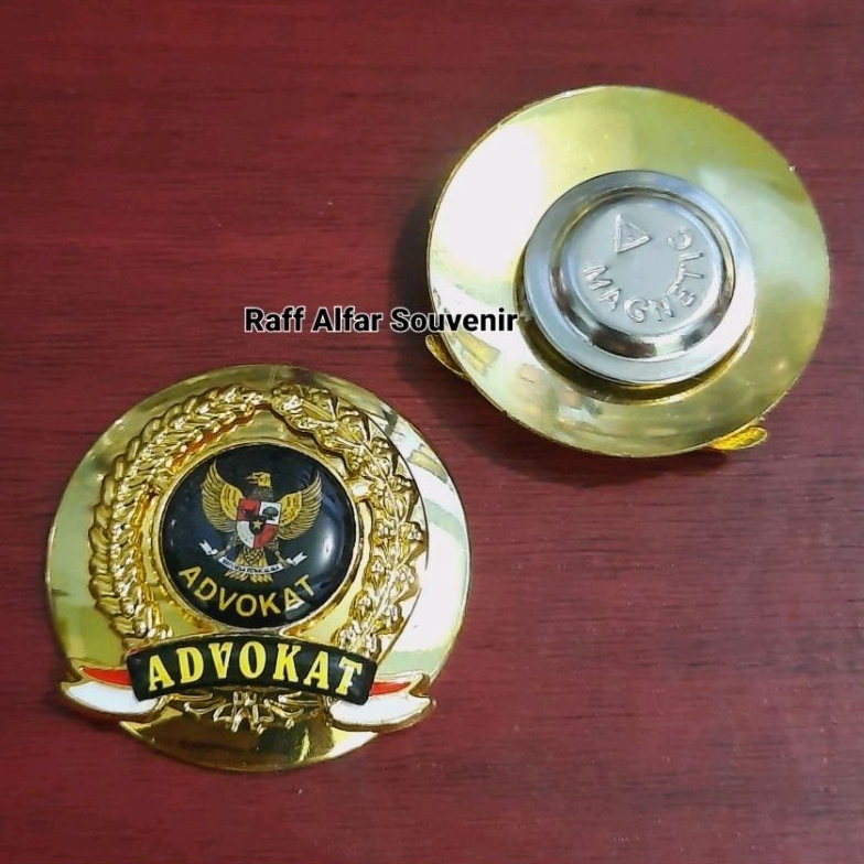 Pin advokat garuda magnet - Lencana Advokat
