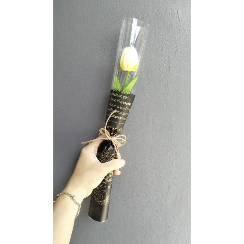 BUKET BUNGA / BUKET WISUDA/ BUKET KOREA/KOREAN BOUQUET /BUKET BUNGA TULIP/BUKET BUNGA MAWAR SABUN/PREMIUM SINGLE ROSE SOAP